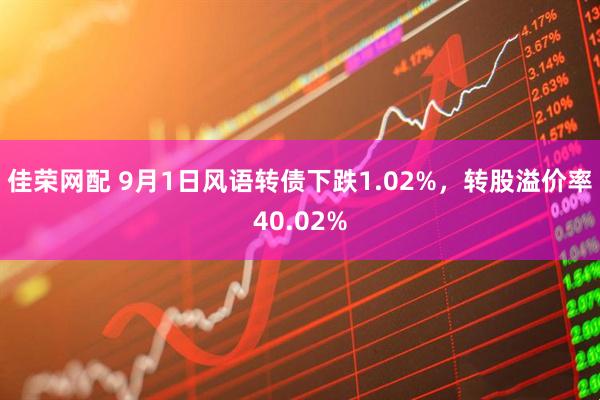 佳荣网配 9月1日风语转债下跌1.02%，转股溢价率40.02%